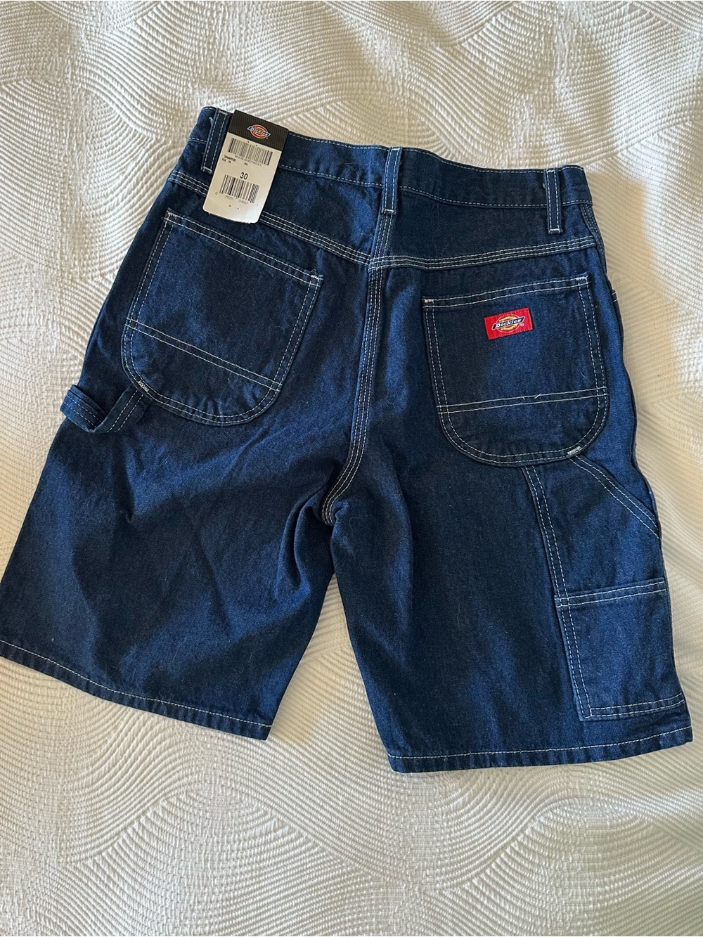 Dickies Men's Dark Blue Denim Carpenter Style Shorts / Jorts